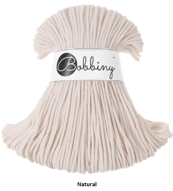 Natural cotton cord 100m - BOBBINY