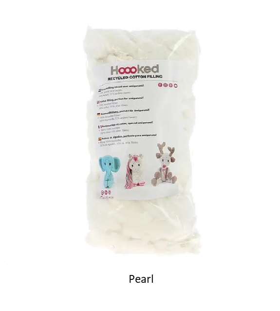 Hoooked 100% Recycled Cotton Filling / Stuffing - 100g