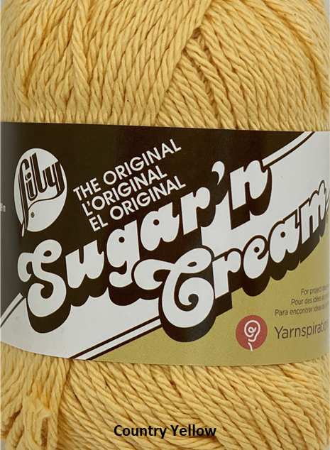 Sugar and cream top yarn