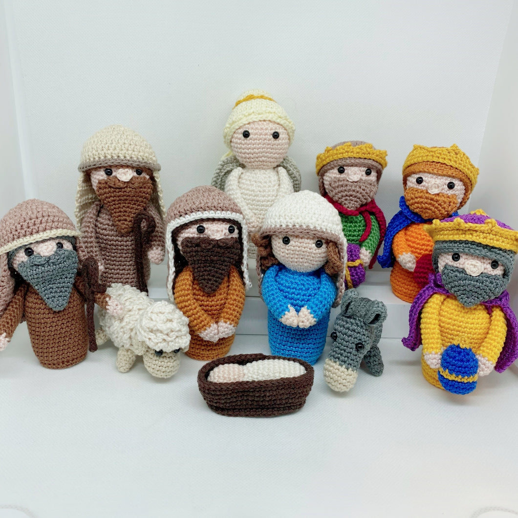Nativity - Teeny Tribe Character Collection - Crochet Pattern Only