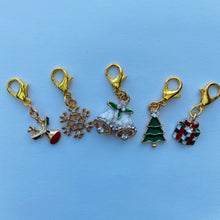 Load image into Gallery viewer, Christmas Stitch Markers - Set of Five
