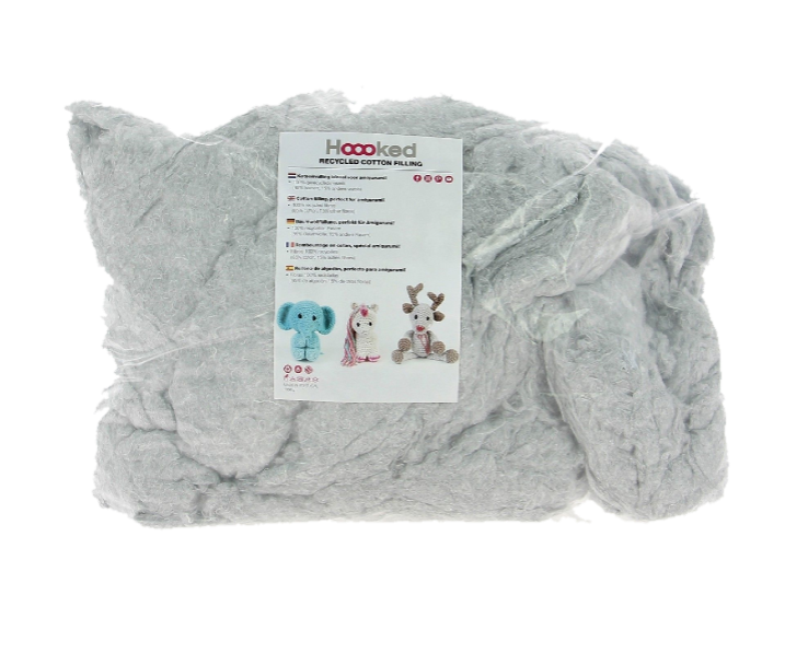Hoooked 100% Recycled Cotton Filling / Stuffing - 1kg