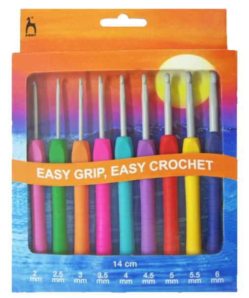 Pony Easy Grip Crochet Hook Set
