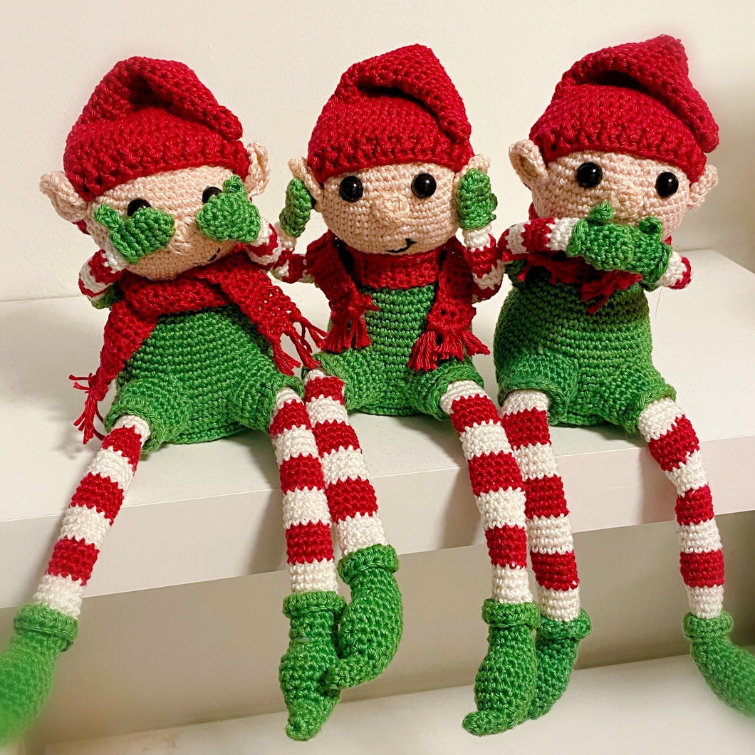 A Sister Stitchers Naughty Elf- Crochet Pattern